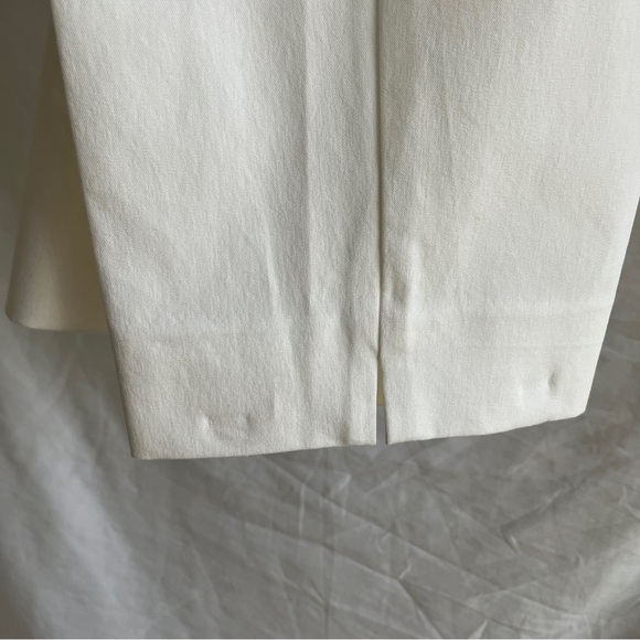 Talbots Hampshire Ankle straight leg sits at waist white trousers, Size 18W, NWT - Picture 9 of 11